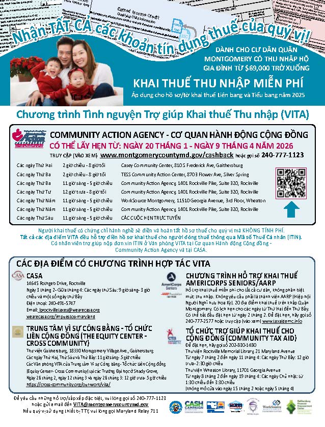 Vietnamese VITA flyer tax year 2025